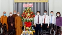 Lãnh đạo TP. Đà Nẵng thăm, chúc mừng nhân Kỷ niệm 40 năm Ngày thành lập Giáo hội Phật giáo Việt Nam