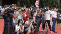 Gần 100 phóng viên, nhà báo tác nghiệp đưa tin tại Lễ hội Lam Kinh năm 2022