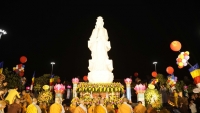 An vị tôn tượng Quán Thế Âm Bồ-tát tại chùa Bầu (Vĩnh Phúc)