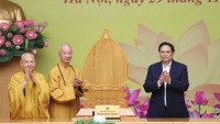 Thủ tướng tiếp đoàn đại biểu lãnh đạo Giáo hội Phật giáo Việt Nam