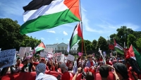 Hàng nghìn người biểu tình trước Nhà Trắng, yêu cầu chấm dứt chiến tranh ở Gaza