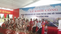 Quảng Ninh: Chính thức khởi công xây dựng đường bao biển nối 2 thành phố Hạ Long – Cẩm Phả