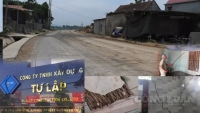 Phú Thọ: Công ty TNHH Xây dựng Tự Lập thi công dự án làm nứt nhà dân?