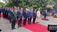 Phú Thọ: Đoàn Đại biểu Đại hội Đảng bộ tỉnh dâng hương, báo công các Vua Hùng