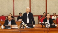 Bộ Chính trị làm việc với Ban Thường vụ Thành ủy TP Hồ Chí Minh 