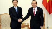 Phó Thủ tướng Trương Hòa Bình tiếp Thứ trưởng Bộ An ninh Quốc gia Trung Quốc