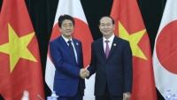 Chủ tịch nước Trần Đại Quang tiếp Thủ tướng Nhật Bản Shinzo Abe 
