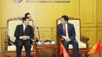 Hội Nhà báo Việt Nam làm việc với Hội Nhà báo toàn Trung Quốc