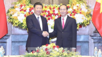 Chủ tịch nước hội đàm với Tổng Bí thư, Chủ tịch nước Trung Quốc 