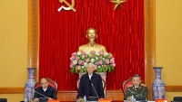 Tổng Bí thư dự phiên họp Ban Thường vụ Đảng ủy Công an Trung ương 