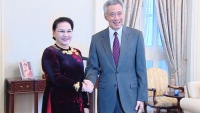 Chủ tịch Quốc hội Nguyễn Thị Kim Ngân hội kiến Thủ tướng Singapore 