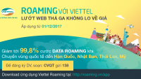 Công tác, du lịch Mỹ -Nhật – Thái - Hàn dùng Data Roaming Viettel với giá chỉ từ 400đ/MB