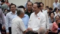 Chủ tịch nước Trần Đại Quang tiếp xúc cử tri TP. Hồ Chí Minh 