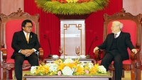 Tổng Bí thư Nguyễn Phú Trọng tiếp Chủ tịch Thượng viện Indonesia