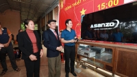 Asanzo tặng Tivi cho gia đình thủ thành Bùi Tiến Dũng và 174 hộ dân nghèo tỉnh Thanh Hóa
