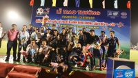 B.Bình Dương vô địch Giải Bóng đá quốc tế truyền hình Bình Dương Cúp Number 1 lần thứ 18