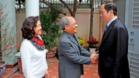 Chủ tịch nước chúc Tết các trí thức tiêu biểu của Hà Nội