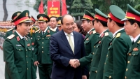 Thủ tướng kiểm tra công tác ứng trực tại Bộ Tư lệnh Thủ đô Hà Nội