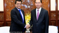 Chủ tịch nước Trần Đại Quang tiếp Tổng Giám đốc Tập đoàn TATA, Ấn Độ