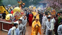 Hơn 50.000 lượt du khách đến với chùa Hương ngày khai hội
