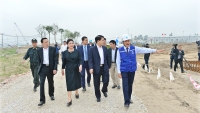 Chủ tịch UBND TP Hà Nội Nguyễn Đức Chung đến thăm Nhà máy Nước mặt sông Đuống