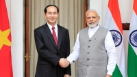 Chủ tịch nước Trần Đại Quang hội đàm với Thủ tướng Ấn Độ Narendra Modi