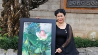 Triển lãm tranh đầu tiên của nữ họa sĩ Văn Dương Thành tại Hà Nội