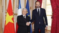 Tổng Bí thư Nguyễn Phú Trọng hội kiến các nhà lãnh đạo Cộng hòa Pháp
