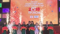 300 doanh nghiệp góp mặt tại Hội chợ Hàng Việt Nam chất lượng cao TP. Hồ Chí Minh năm 2018