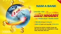 Nam A Bank miễn phí dịch vụ “Chuyển tiền quốc tế siêu nhanh – Nhận ngay trong ngày”