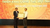 9 đơn vị, 33 tập thể và 152 cá nhân có thành tích xuất sắc được Hội Nhà báo Việt Nam khen thưởng