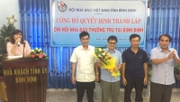 Thành lập Chi hội Nhà báo thường trú tại Bình Định