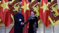 Chủ tịch Quốc hội Nguyễn Thị Kim Ngân đón, hội đàm với Chủ tịch Quốc hội Sri Lanka