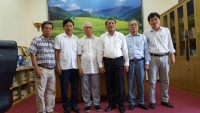 Nguyên lãnh đạo Hội Nhà báo Việt Nam thăm và làm việc tại Quảng Trị 