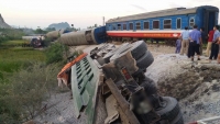 Khởi tố hai nhân viên gác chắn vụ lật tàu hỏa tại Thanh Hóa