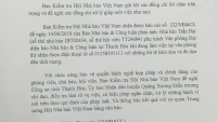 Hội Nhà báo Việt Nam đề nghị Công an tỉnh Thanh Hóa và UBND huyện Quảng Xương khẩn trương điều tra, làm rõ vụ việc