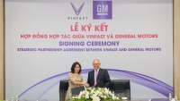 Vinfast và General motors ký hợp đồng hợp tác chiến lược tại thị trường Việt Nam