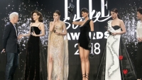 Hoa hậu H’Hen Niê nhận giải thưởng “Best Dress of the night” tại Elle Style Awards 2018