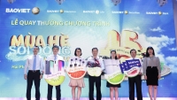 Bảo Việt trao hơn 88.000 cơ hội trúng thưởng cho khách hàng tại Lễ quay thưởng đợt 1 chương trình “Mùa hè sôi động” 