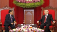 Tổng Bí thư, Chủ tịch Quốc hội tiếp Phó Chủ tịch Quốc hội Lào