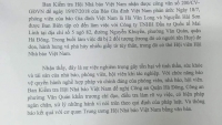 Ban Kiểm tra Hội Nhà báo Việt Nam đề nghị làm rõ vụ 2 phóng viên Báo Gia đình Việt Nam bị hành hung 