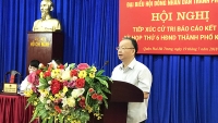 Đại biểu HĐND Thành phố Hà Nội trả lời những kiến nghị của cử tri quận Hai Bà Trưng