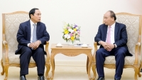 Thủ tướng Nguyễn Xuân Phúc tiếp Phó Thủ tướng Lào
