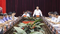 Phó Thủ tướng Vương Đình Huệ làm việc tại Điện Biên