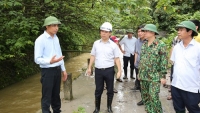 Quảng Ninh: Lãnh đạo tỉnh kiểm tra và chỉ đạo xử lý ngập lụt sạt lở đất