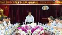 Đồng chí Phạm Minh Chính làm việc với Trưởng cơ quan đại diện Việt Nam ở nước ngoài