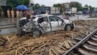 Tai nạn đường sắt tại Nam Định, 1 người chết, 3 người thương vong