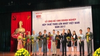 Lễ công bố 1.000 doanh nghiệp nộp thuế thu nhập doanh nghiệp lớn nhất Việt Nam năm 2017