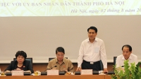 Đoàn giám sát của UBTV Quốc hội làm việc với lãnh đạo TP Hà Nội