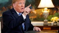 Trump: Những doanh nghiệp làm ăn với Iran sẽ bị Mỹ cấm vận